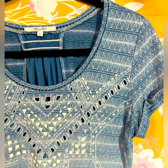 Miss Me embellished short sleeve top - Picture 2 of 8